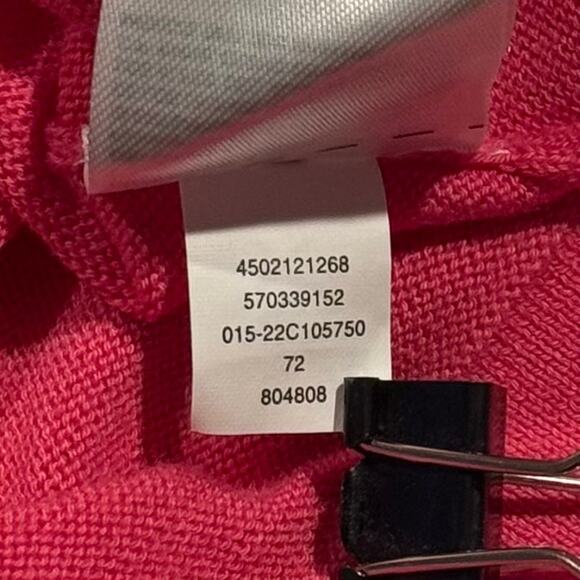 Chicos Sweater Hearts Coquette Y2K Kawaii Valentines Girly Retro Pink 1 Medium 8 - Picture 6 of 8